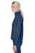 Devon & Jones D997W Womens Wind & Water Resistant Full Zip Jacket Navy Blue/Dark Grey Model Side