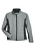 Devon & Jones D997W Womens Wind & Water Resistant Full Zip Jacket Charcoal Grey/Dark Grey Flat Front