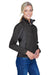 Devon & Jones D997W Womens Wind & Water Resistant Full Zip Jacket Black/Dark Grey Model 3q