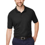 Devon & Jones Mens New Classics Performance Moisture Wicking Short Sleeve Polo Shirt - Black