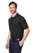 Devon & Jones DG100 Mens New Classics Performance Moisture Wicking Short Sleeve Polo Shirt Black Model 3q