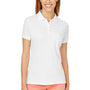 Devon & Jones Womens New Classics Performance Moisture Wicking Short Sleeve Polo Shirt - White