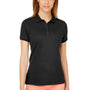 Devon & Jones Womens New Classics Performance Moisture Wicking Short Sleeve Polo Shirt - Black