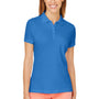 Devon & Jones Womens New Classics Performance Moisture Wicking Short Sleeve Polo Shirt - French Blue