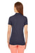 Devon & Jones DG100W Womens New Classics Performance Moisture Wicking Short Sleeve Polo Shirt Navy Blue Model Back