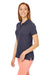 Devon & Jones DG100W Womens New Classics Performance Moisture Wicking Short Sleeve Polo Shirt Navy Blue Model 3q