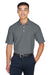 Devon & Jones DG150/DG150T Mens DryTec20 Performance Moisture Wicking Short Sleeve Polo Shirt Graphite Grey Model Front