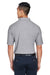 Devon & Jones DG150/DG150T Mens DryTec20 Performance Moisture Wicking Short Sleeve Polo Shirt Heather Grey Model Back