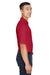 Devon & Jones DG150/DG150T Mens DryTec20 Performance Moisture Wicking Short Sleeve Polo Shirt Red Model Side