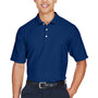 Devon & Jones Mens DryTec20 Performance Moisture Wicking Short Sleeve Polo Shirt - True Royal Blue