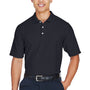 Devon & Jones Mens DryTec20 Performance Moisture Wicking Short Sleeve Polo Shirt - Navy Blue