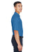 Devon & Jones DG150/DG150T Mens DryTec20 Performance Moisture Wicking Short Sleeve Polo Shirt French Blue Model Side