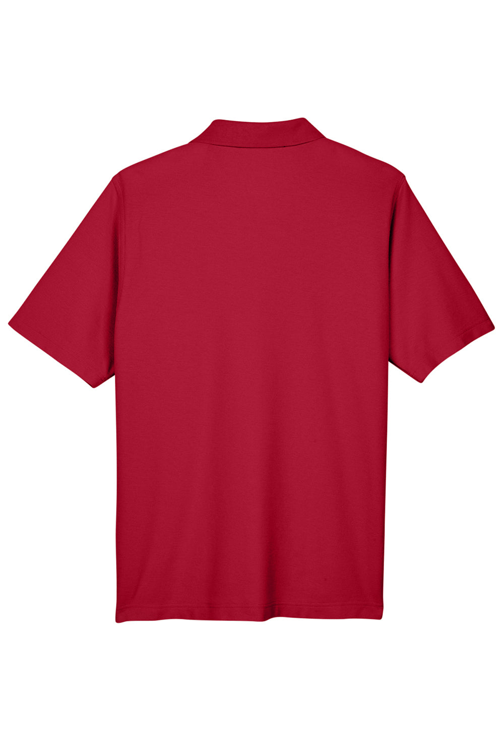 Devon & Jones DG150/DG150T Mens DryTec20 Performance Moisture Wicking Short Sleeve Polo Shirt Red Flat Back