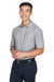 Devon & Jones DG150/DG150T Mens DryTec20 Performance Moisture Wicking Short Sleeve Polo Shirt Heather Grey Model 3q