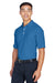 Devon & Jones DG150/DG150T Mens DryTec20 Performance Moisture Wicking Short Sleeve Polo Shirt French Blue Model 3q