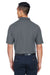 Devon & Jones DG150P Mens DryTec20 Performance Moisture Wicking Short Sleeve Polo Shirt w/ Pocket Graphite Grey Model Back