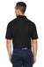 Devon & Jones DG150P Mens DryTec20 Performance Moisture Wicking Short Sleeve Polo Shirt w/ Pocket Black Model Back