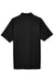 Devon & Jones DG150P Mens DryTec20 Performance Moisture Wicking Short Sleeve Polo Shirt w/ Pocket Black Flat Back