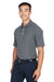 Devon & Jones DG150P Mens DryTec20 Performance Moisture Wicking Short Sleeve Polo Shirt w/ Pocket Graphite Grey Model 3q