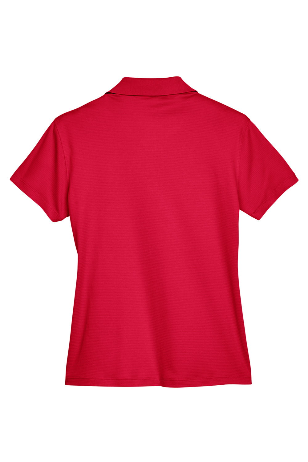 Devon & Jones DG200W Womens Pima-Tech Moisture Wicking Short Sleeve Polo Shirt Red Flat Back