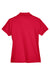 Devon & Jones DG200W Womens Pima-Tech Moisture Wicking Short Sleeve Polo Shirt Red Flat Back