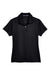 Devon & Jones DG200W Womens Pima-Tech Moisture Wicking Short Sleeve Polo Shirt Black Flat Front