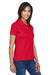 Devon & Jones DG200W Womens Pima-Tech Moisture Wicking Short Sleeve Polo Shirt Red Model 3q