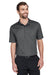 Devon & Jones DG20/DG20T Mens CrownLux Performance Moisture Wicking Short Sleeve Polo Shirt Graphite Grey Model Front