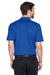 Devon & Jones DG20/DG20T Mens CrownLux Performance Moisture Wicking Short Sleeve Polo Shirt True Royal Blue Model Back