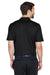 Devon & Jones DG20/DG20T Mens CrownLux Performance Moisture Wicking Short Sleeve Polo Shirt Black Model Back