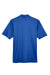 Devon & Jones DG20/DG20T Mens CrownLux Performance Moisture Wicking Short Sleeve Polo Shirt True Royal Blue Flat Back