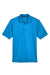 Devon & Jones DG20/DG20T Mens CrownLux Performance Moisture Wicking Short Sleeve Polo Shirt Ocean Blue Flat Front