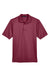 Devon & Jones DG20/DG20T Mens CrownLux Performance Moisture Wicking Short Sleeve Polo Shirt Burgundy Flat Front