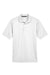 Devon & Jones DG20/DG20T Mens CrownLux Performance Moisture Wicking Short Sleeve Polo Shirt White Flat Front