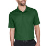 Devon & Jones Mens CrownLux Performance Moisture Wicking Short Sleeve Polo Shirt - Forest Green