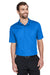 Devon & Jones DG20/DG20T Mens CrownLux Performance Moisture Wicking Short Sleeve Polo Shirt French Blue Model Front