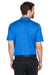 Devon & Jones DG20/DG20T Mens CrownLux Performance Moisture Wicking Short Sleeve Polo Shirt French Blue Model Back