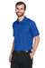 Devon & Jones DG20/DG20T Mens CrownLux Performance Moisture Wicking Short Sleeve Polo Shirt True Royal Blue Model 3q