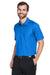 Devon & Jones DG20/DG20T Mens CrownLux Performance Moisture Wicking Short Sleeve Polo Shirt French Blue Model 3q