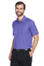 Devon & Jones DG20/DG20T Mens CrownLux Performance Moisture Wicking Short Sleeve Polo Shirt Grape Purple Model 3q