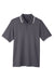 Devon & Jones DG20C Mens CrownLux Performance Moisture Wicking Short Sleeve Polo Shirt Graphite Grey/White Flat Front