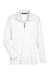 Devon & Jones DG20LW Womens CrownLux Performance Moisture Wicking Long Sleeve Polo Shirt White Flat Front