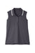 Devon & Jones DG20SW Womens CrownLux Performance Moisture Wicking Sleeveless Polo Shirt Graphite Grey/White Flat Front