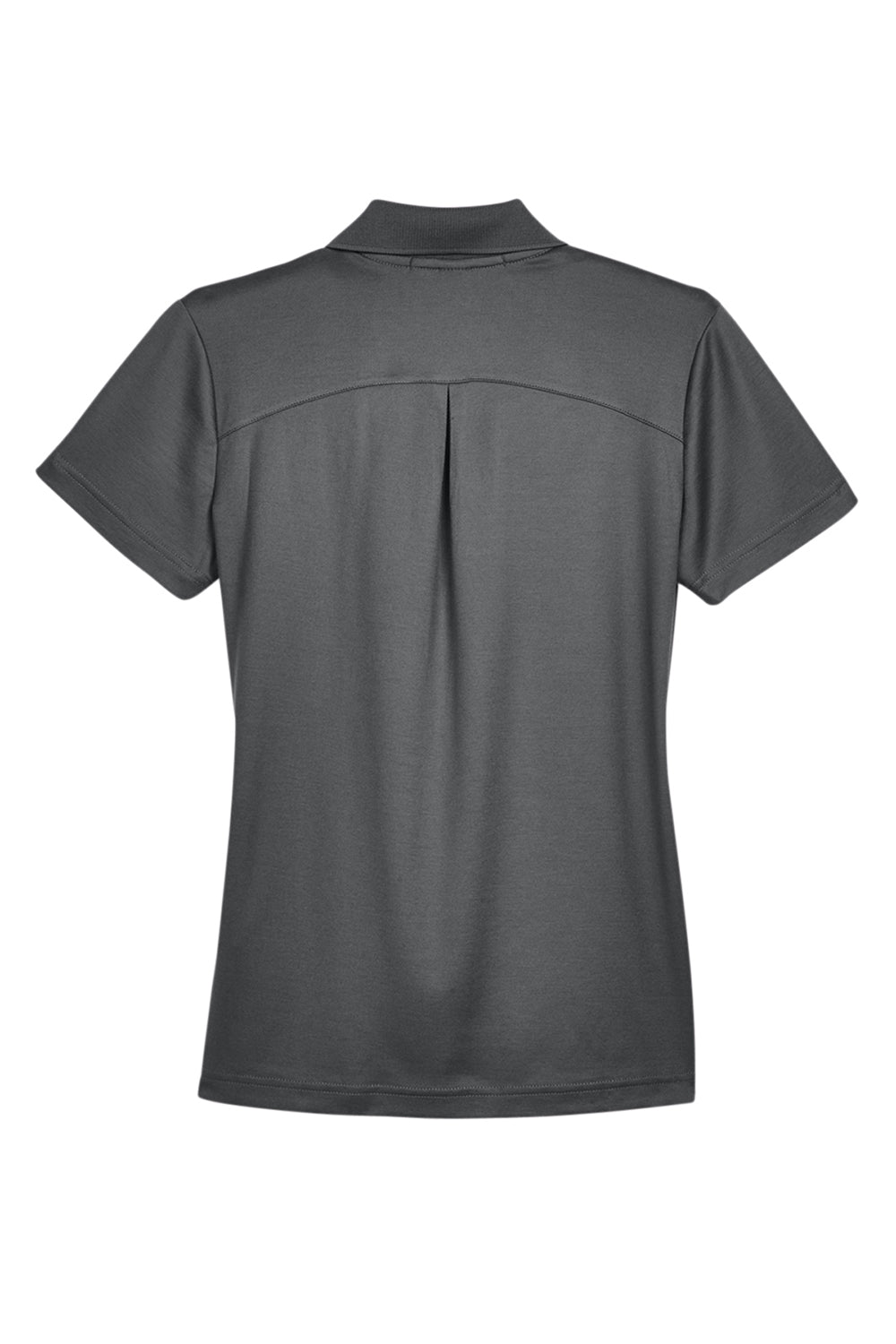 Devon & Jones DG20W Womens CrownLux Performance Moisture Wicking Short Sleeve Polo Shirt Graphite Grey Flat Back