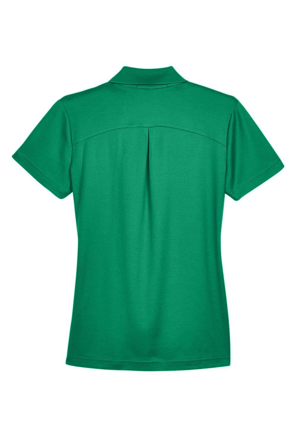 Devon & Jones DG20W Womens CrownLux Performance Moisture Wicking Short Sleeve Polo Shirt Kelly Green Flat Back