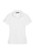 Devon & Jones DG20W Womens CrownLux Performance Moisture Wicking Short Sleeve Polo Shirt White Flat Front