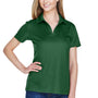 Devon & Jones Womens CrownLux Performance Moisture Wicking Short Sleeve Polo Shirt - Forest Green