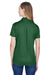 Devon & Jones DG20W Womens CrownLux Performance Moisture Wicking Short Sleeve Polo Shirt Forest Green Model Back