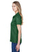 Devon & Jones DG20W Womens CrownLux Performance Moisture Wicking Short Sleeve Polo Shirt Forest Green Model Side