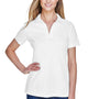 Devon & Jones Womens CrownLux Performance Moisture Wicking Short Sleeve Polo Shirt - White